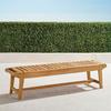 Cassara Backless Bench in Natural Finish - Frontgate