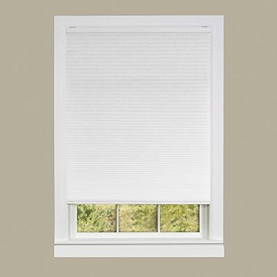 Achim Home Furnishings Honeycomb Pleated Cordless Window Shade, 33 by 64-Inch, White