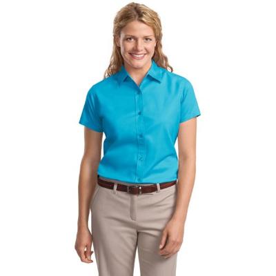 Port Authority Women's Port Authority Ladies Short Sleeve Easy S Maui Blue