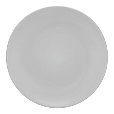 10 Strawberry Street Wazee Matte - 10.5" Coupe Dinner Plate - Set of 6 - White