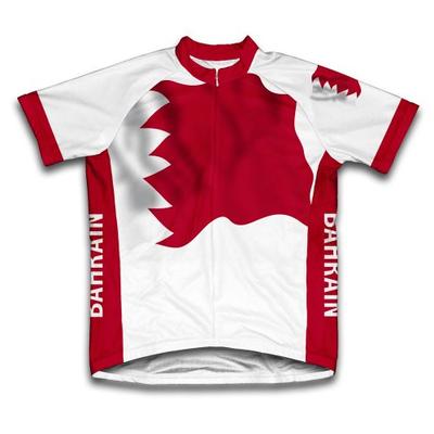 ScudoPro Bahrain Flag Short Sleeve Cycling Jersey for Men - Size 3XL