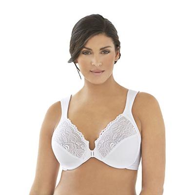 Glamorise Women's Full Figure Wonderwire Front Close Bra #1245