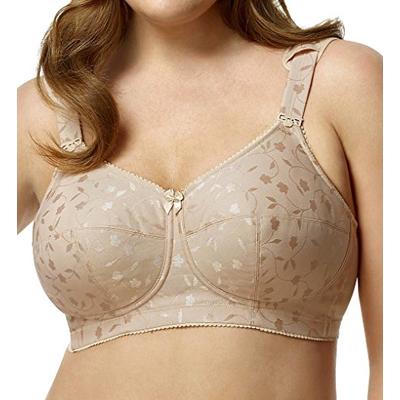 Elila Women's 1305 Embroidered Bra 36K Nude