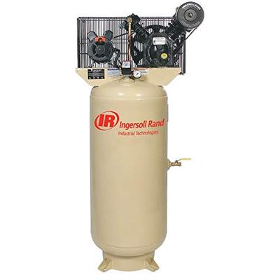 - Ingersoll Rand Type-30 Reciprocating Air Compressor (Fully Packaged) - 7.5 HP, 230 Volt 1 Phase, M
