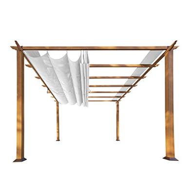 Paragon Outdoor PR11WD1W 11 x 11 ft. Florence Pergola (Canadian Wood/White)