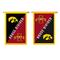 Team Sports America Iowa and Iowa State House Divided Applique Garden Flag, 28 x 44 inches
