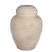 Fleur De Lis Living Sandstrom Urns & Jars Stoneware in White/Brown | 6 H x 4 W x 4 D in | Wayfair E15BE9D418914D3097B00DF4D7F1EABA