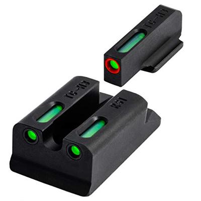 TRUGLO TFX PRO Tritium & Fiber-Optic Xtreme Handgun Sights, Ruger SR Set (TG13RS1PC)