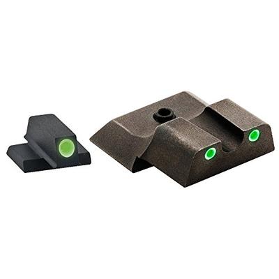 AmeriGlo Classic Series 3 Dot Sights for S/W/M/P, Green