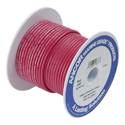 Ancor Marine Grade Primary Wire and Battery Cable (Red, 50 feet, 1/0 AWG)