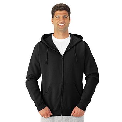 Jerzees Mens NuBlend 50/50 Full-Zip Hood (993) -Black -S