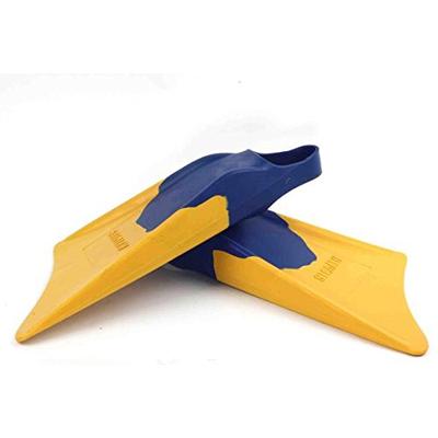 Churchill Makapuu Fins (Blue/Yellow) - Size: Large - Perfect for catching Waves, Whether Bodyboardin