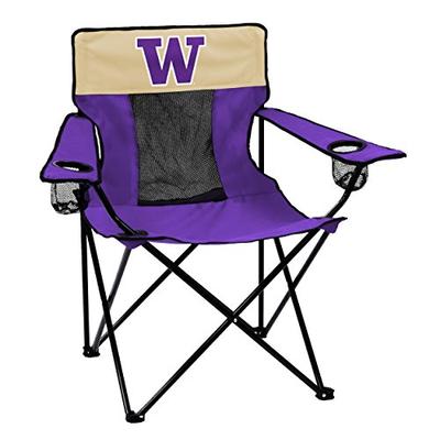 Logo Brands NCAA Washington Elite Chair, Purple, Adult