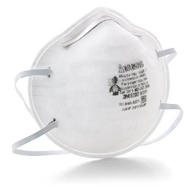 3M 8200 Particulate Respirators, 20-Pack