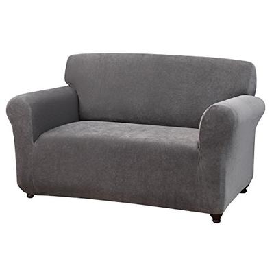 Madison Love-CHL Kathy Ireland Day Break Loveseat Slipcover Charcoal