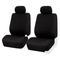 FH Group FB051BLACK102 Black Bucket Airbags Compatible Car Seat Cover, Set of 2