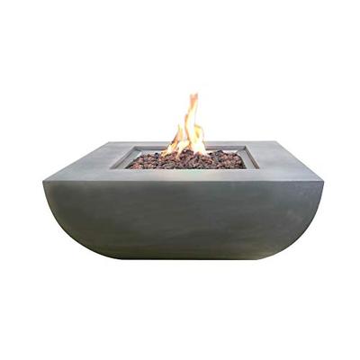 Modeno T able Westport Table Bowl Reinforced Concrete Propane 34 Inches Electronic Ignition Cover an
