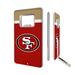 San Francisco 49ers Striped Credit Card USB Drive & Bottle Opener