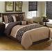 Chinensis Embrodiery 7-PC King Comforter Set - Elight Home 20839K