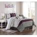 Gilder Embroidery 7-PC King Comforter Set - Elight Home 21211K