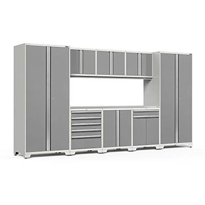 NewAge Products Pro 3.0 Platinum 9 Piece Set, Garage Cabinets, 52562