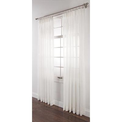 Stylemaster Splendor Pinch Pleated Drapes Pair, 2 of 48" by 84", White