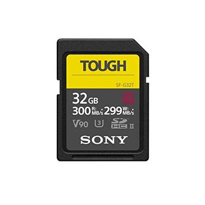Sony Tough High Performance 32GB SDXC UHS-II Class 10 U3 Flash Memory Card with Blazing Fast Read Sp