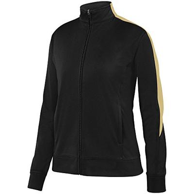 Augusta Sportswear Women's Medalist Jacket 2.0 XL Black/Vegas Gold