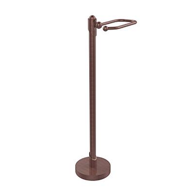 Allied Brass SH-27-CA Soho Collection Free Standing Toilet Tissue Holder Antique Copper