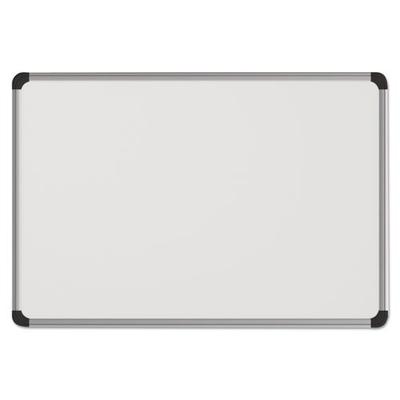 Universal 43734 Magnetic Steel Dry Erase Board, 48 x 36, White, Aluminum Frame