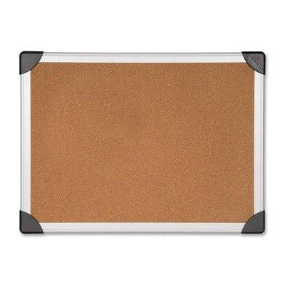 Lorell Cork Board, 4'x3', Aluminum, Silver/Brown (LLR19192)