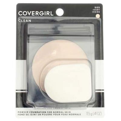 CoverGirl Simply Powder Foundation, Ivory [505] 0.41 oz (Pack of 4)