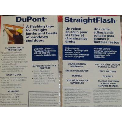 DuPont Tyvek StraightFlash Single-Sided - 4" x 150' - 1 Roll