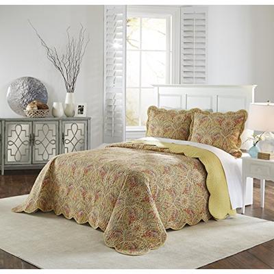 WAVERLY Swept Away Bedspread Collection 96x110 Berry