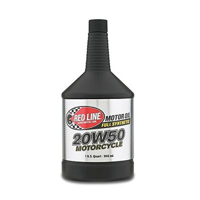 Red Line RED42504 20W-50 Motorcycle Oil - 1 Quart Bottle
