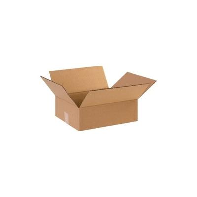 Box Partners Flat Corrugated Boxes, 12" x 10" x 4" - 25 Each per Bundle