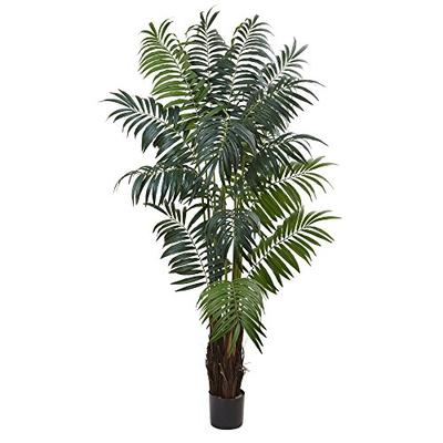 Nearly Natural Bulb Areca Palm Tree, 7.5'