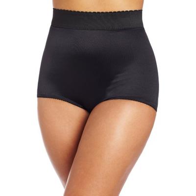 Rago Women's Hi Waist Panty Brief, Black, X-Large (32)