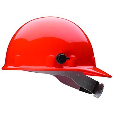 Fibre-Metal by Honeywell E2QRW03A000 Super Eight Ratchet Cap Style Hard Hat with Quick-Lok, Orange