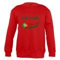 Supportershop 6 Sweatshirt Portugal 6 Unisex Kinder, Rot, FR: M (Größe Hersteller: 6 Jahre)