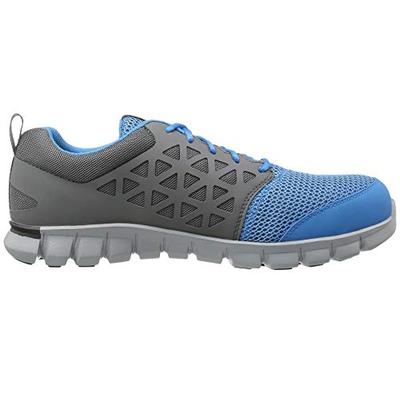 Reebok Work Men's Sublite Cushion Work RB4040 Industrial and Construction Shoe, Blue/Grey, 11 M US