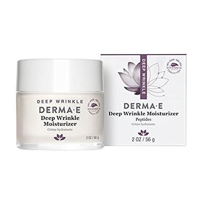 Derma E Deep Wrinkle Moisturizer with Peptides Creme 2 Ounces, Pack of 2