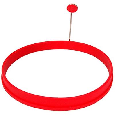 Chef Pro Silicone Pancake Ring, 6-Inch, Red