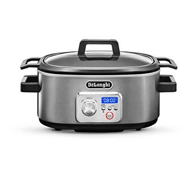 De'Longhi CKS1660D Livenza Programmable Slow Cooker with Stovetop-Safe Pot