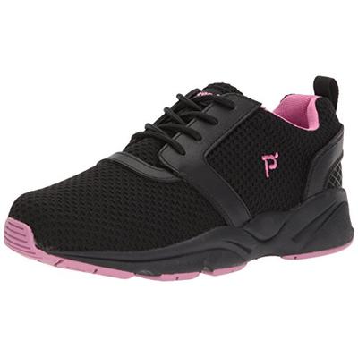 Propet Women's Stability X Sneaker Black/Berry 7.5 2E US