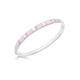 Tuscany Silver Women's Sterling Silver 5.2 x 9.5 mm Pink Mother of Pearl Bangle