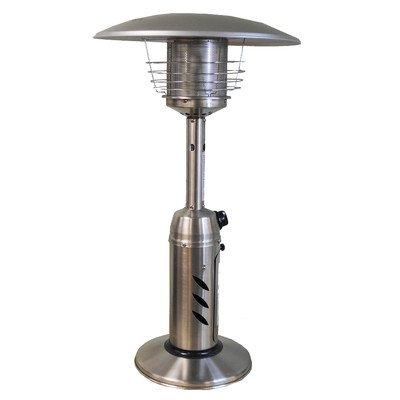 Round Tabletop Propane Patio Heater Finish: Stainless Steel