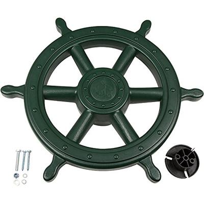 Swing Set Stuff Ships Wheel (Green) with SSS Logo Sticker