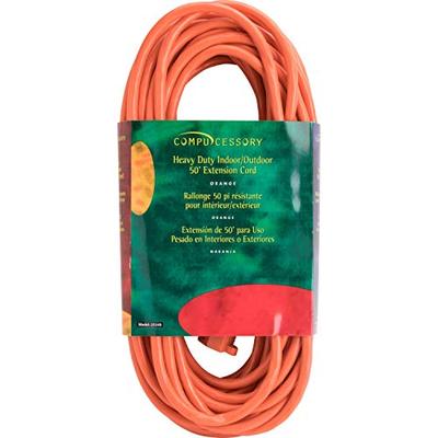 Compucessory CCS25149 Heavy Duty Extension, 50', Orange