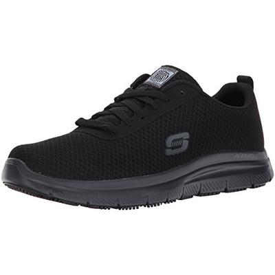 Skechers for Work Men's Flex Advantage Bendon Work Shoe, Black, 12 D(M) US